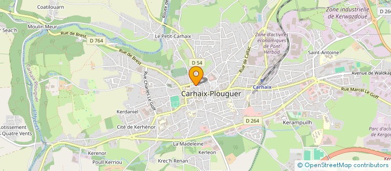 localisation de l'entreprise SPERED KELT - CREATION CELTIQUE CONTEMPORAINE - KROUIDIGEZH KELTIEK A VREMAN à QUIMPER