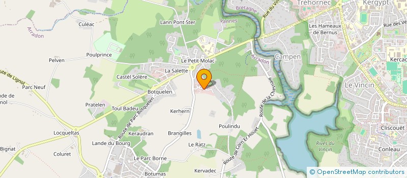 localisation de l'entreprise SPERED WEB  ARRADON