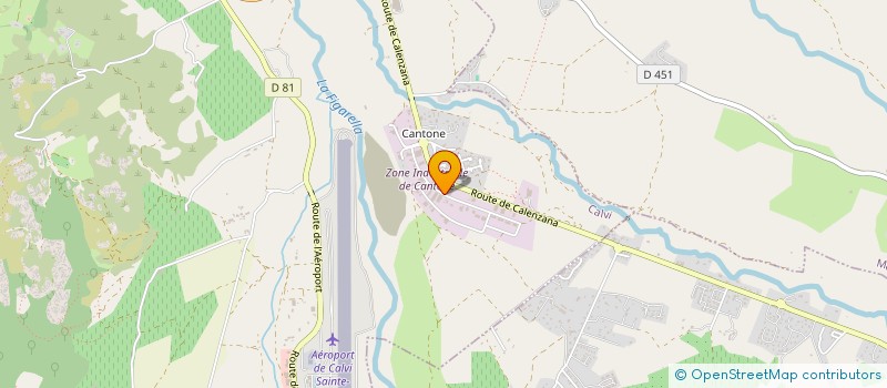 localisation de l'entreprise SPERENZA à CALVI