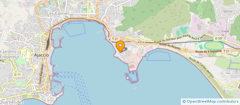 localisation de l'entreprise SPERENZA  AJACCIO