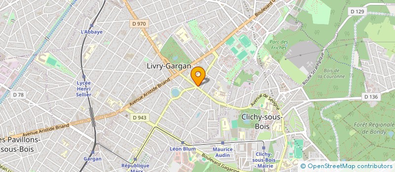 localisation de l'entreprise SPEROH à LIVRY-GARGAN