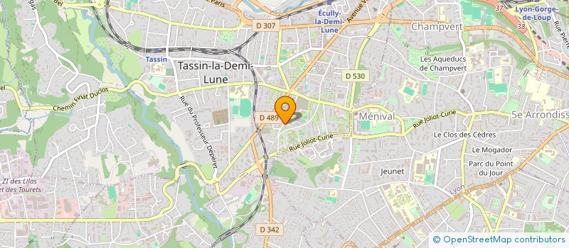 localisation de l'entreprise SPES à TASSIN-LA-DEMI-LUNE