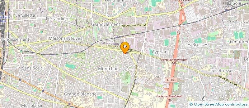 localisation de l'entreprise SPES  LYON