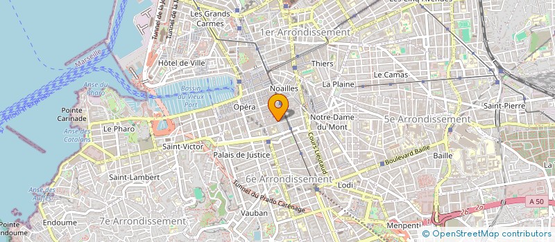 localisation de l'entreprise SPES-MISERICORDIA à MARSEILLE