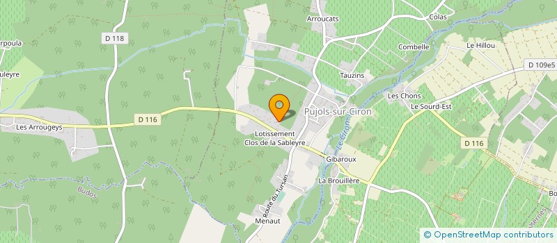 localisation de l'entreprise SPESI  PUJOLS-SUR-CIRON