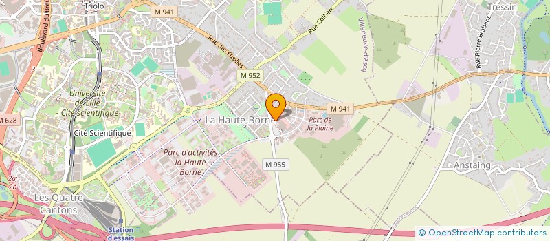 localisation de l'entreprise SPEVA à VILLENEUVE-D'ASCQ