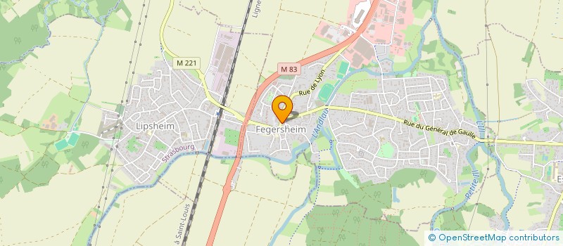 localisation de l'entreprise SPEYSER FRERES SARL  FEGERSHEIM