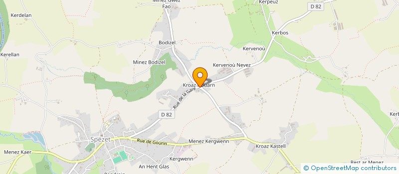 localisation de l'entreprise SPEZET AUTO  SPEZET