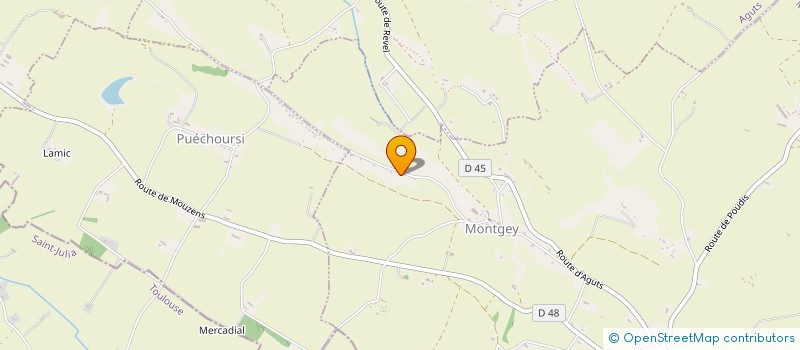 localisation de l'entreprise SPF  PUECHOURSI