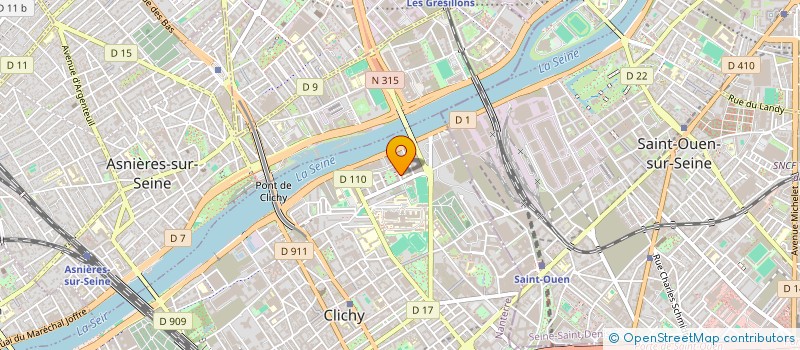 localisation de l'entreprise SPF à CLICHY