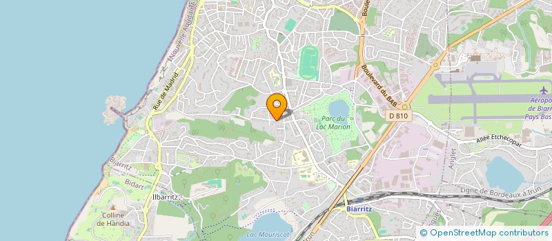 localisation de l'entreprise SPF.CO à BIARRITZ