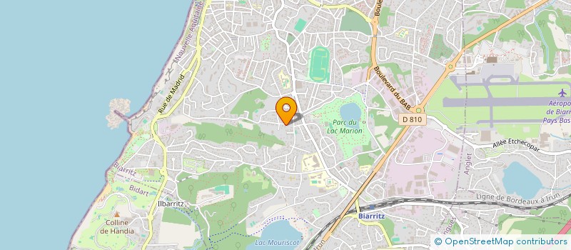 localisation de l'entreprise SPF.CO IMMO à BIARRITZ