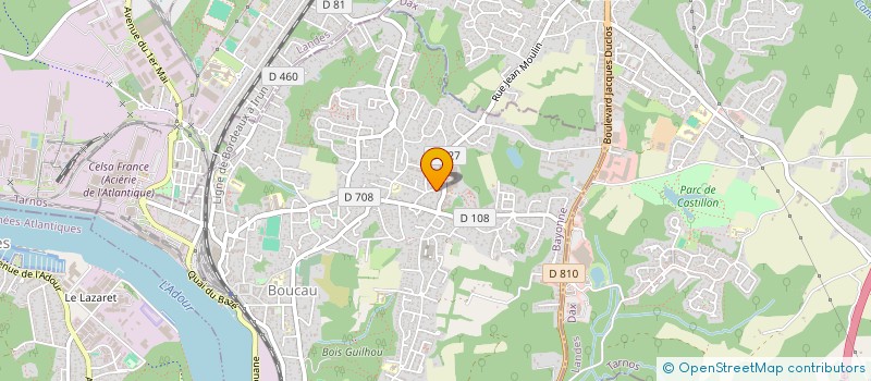 localisation de l'entreprise SPF DEVELOPPEMENT  BOUCAU