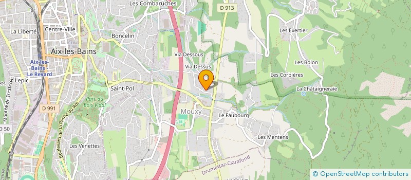 localisation de l'entreprise SPF INVEST  MOUXY