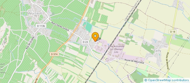 localisation de l'entreprise SPF LES JONQUILLES  MEURSAULT