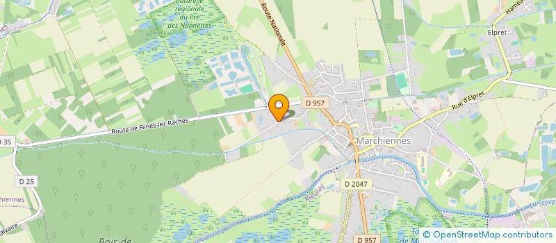 localisation de l'entreprise SPF PL FNOWAK  MARCHIENNES