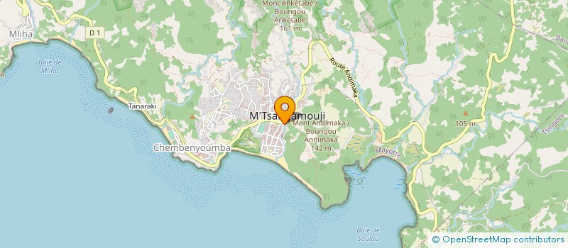 localisation de l'entreprise SPF PL MANTA à M'TSANGAMOUJI