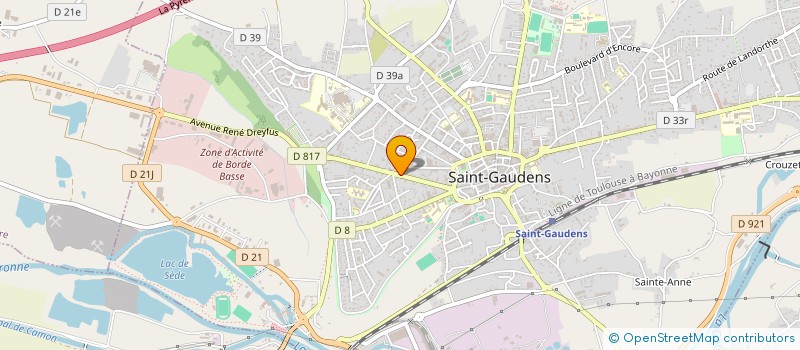 localisation de l'entreprise SPF-PLARL DU COMMINGES  SAINT-GAUDENS