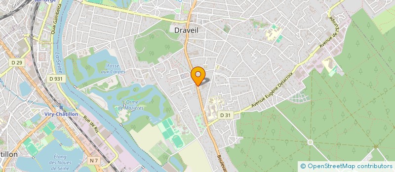 localisation de l'entreprise SPF SERVICES à DRAVEIL