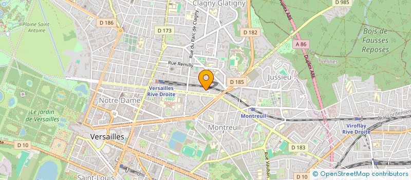 localisation de l'entreprise SPFC HOLDING à VERSAILLES