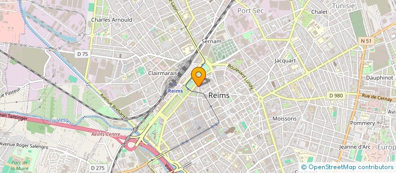 localisation de l'entreprise SPFLP BDE  REIMS