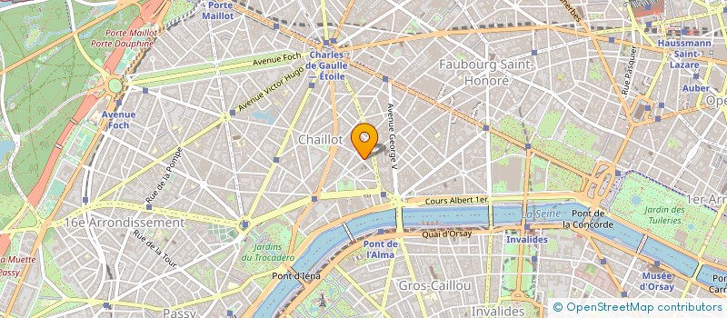 localisation de l'entreprise SPFPL 29 EYLAU  PARIS