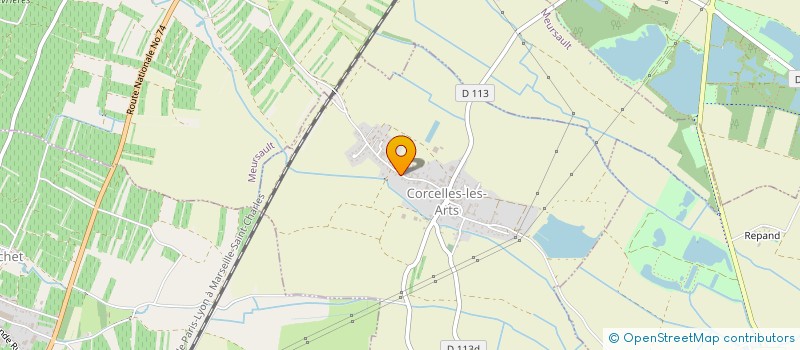 localisation de l'entreprise SPFPL 3MG2T  CORCELLES-LES-ARTS