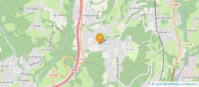 localisation de l'entreprise SPFPL 4 M BIS  FILLIERE