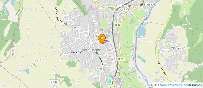 localisation de l'entreprise SPFPL 4A  SAINTE-FLORINE