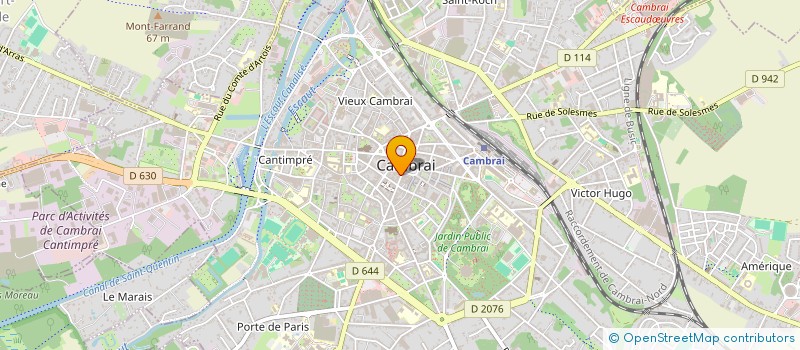 localisation de l'entreprise SPFPL A.G VICTOIRE  CAMBRAI