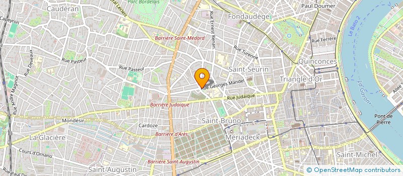 localisation de l'entreprise SPFPL A.POPELUT  BORDEAUX