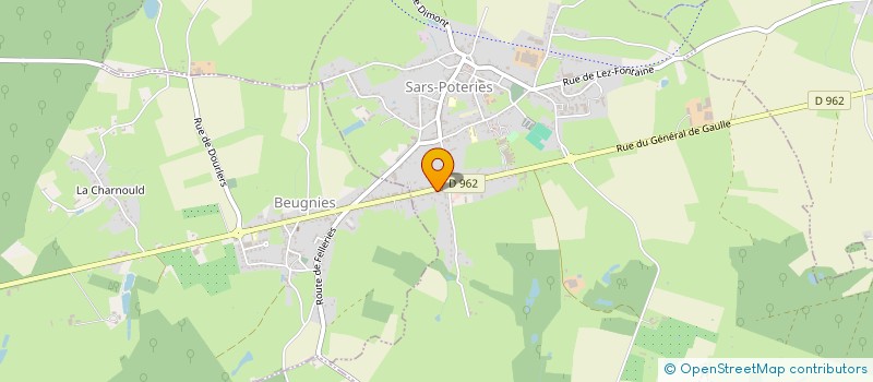 localisation de l'entreprise SPFPL A RESPONSABILITE LIMITTE DE PHARMACIEN D'OFFICINE LEVECQ  SARS-POTERIES