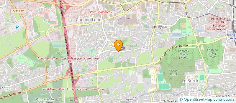 localisation de l'entreprise SPFPL AA 33  MERIGNAC