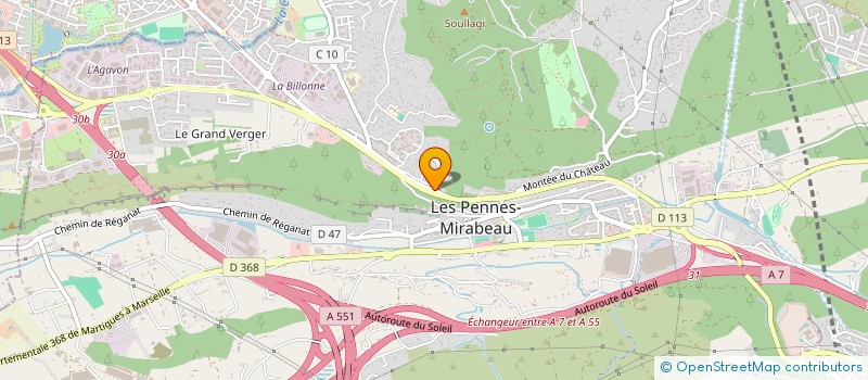 localisation de l'entreprise SPFPL ADAMI à LES PENNES-MIRABEAU