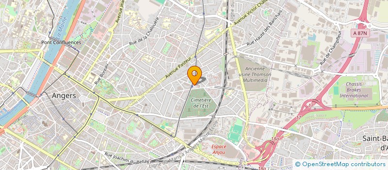 localisation de l'entreprise SPFPL ADELIE GARCON à ANGERS
