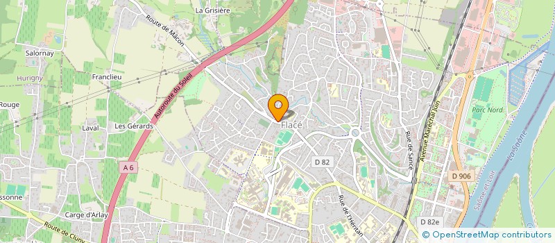 localisation de l'entreprise SPFPL AEG  MACON