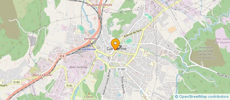 localisation de l'entreprise SPFPL AFC à GARDANNE