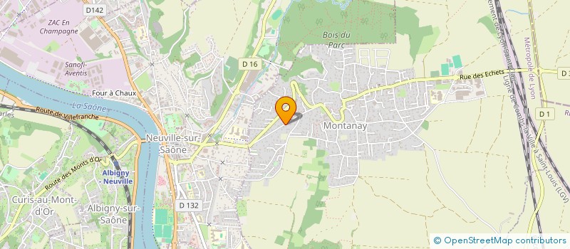 localisation de l'entreprise SPFPL AFRESNE COUPIER  MONTANAY