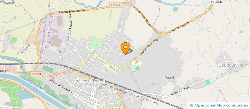 localisation de l'entreprise SPFPL AGATHE RAYMOND à VALENCE