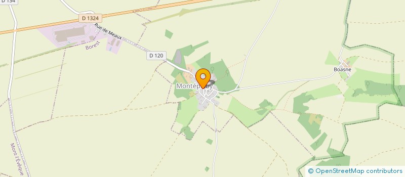 localisation de l'entreprise SPFPL AIR-NOT  MONTEPILLOY