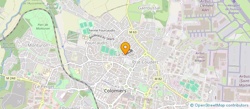 localisation de l'entreprise SPFPL AL INVEST à COLOMIERS