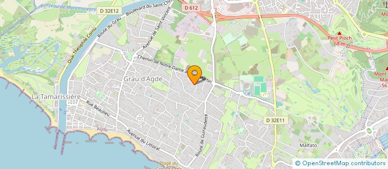 localisation de l'entreprise SPFPL ALDERAAN APOTECA  AGDE