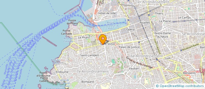 localisation de l'entreprise SPFPL ALEXANDRA BEAN à MARSEILLE