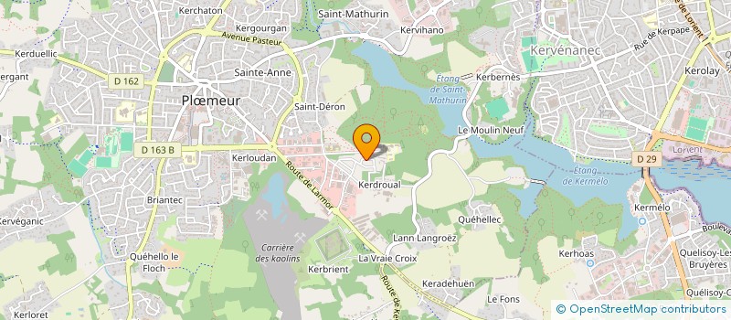 localisation de l'entreprise SPFPL ALLAIN  PLOEMEUR