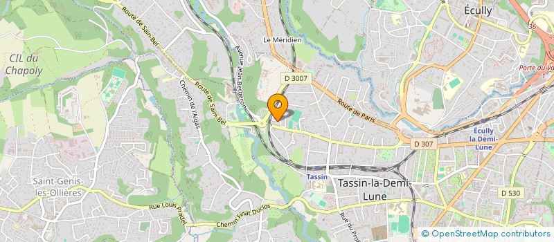 localisation de l'entreprise SPFPL ALLDENTIS  TASSIN-LA-DEMI-LUNE