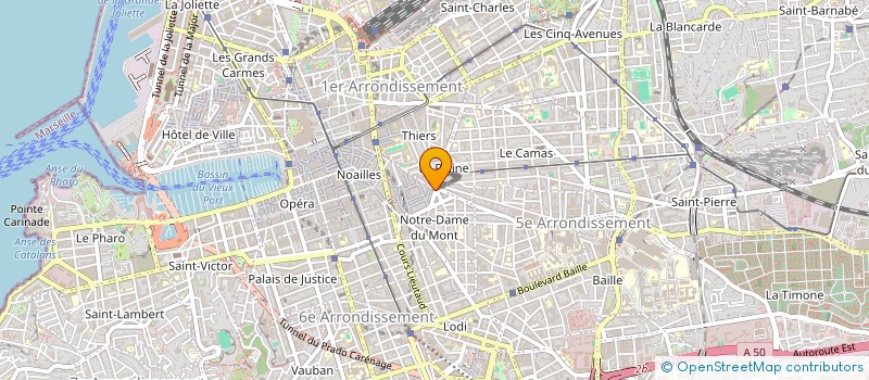 localisation de l'entreprise SPFPL ALLEMAND à MARSEILLE
