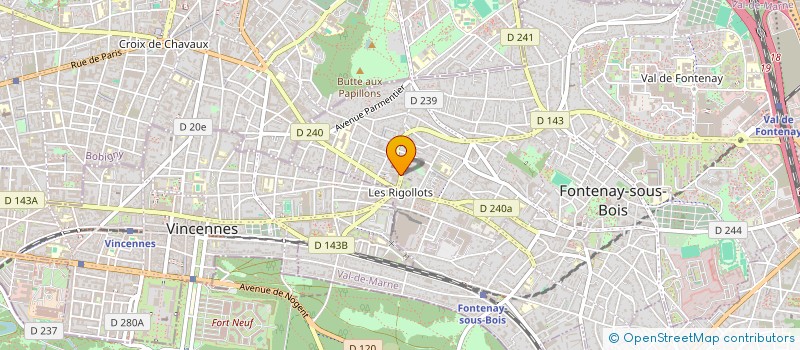 localisation de l'entreprise SPFPL AMICAL ' VET FONTENAY à FONTENAY-SOUS-BOIS