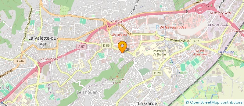 localisation de l'entreprise SPFPL AMR à LA VALETTE-DU-VAR