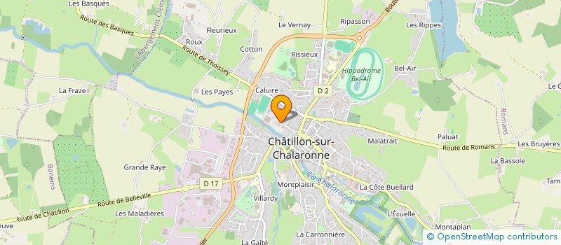 localisation de l'entreprise SPFPL ANANAS  CHATILLON-SUR-CHALARONNE