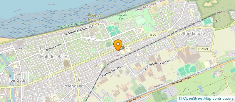 localisation de l'entreprise SPFPL ANGELLIER à DUNKERQUE